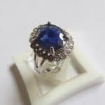 blue Saphire ring