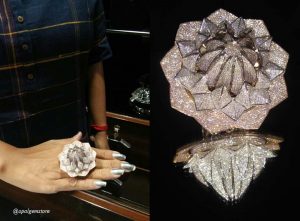 رکورد گینس انگشتر طلا با بیشترین نگین الماس